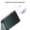 Силиконовый чехол для Xiaomi 13T / Xiaomi 13T Pro Krieger Mix 1.5мм противоударный Сине-розовый