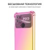 Силиконовый чехол для Xiaomi Poco C40 Krieger Mix 1.5мм противоударный Розовоe золото