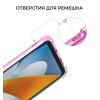 Силиконовый чехол для Xiaomi Poco C40 Krieger Mix 1.5мм противоударный Розово зеленый
