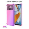 Силиконовый чехол для Xiaomi Poco C40 Krieger Mix 1.5мм противоударный Розово фиолетовый