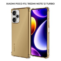 Силиконовый чехол для Xiaomi Poco F5 / Redmi Note 12 Turbo Krieger Mix 1.5мм противоударный Прозрачный
