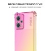 Силиконовый чехол для Xiaomi Poco X5 5G Krieger Mix 1.5мм противоударный Розово-золотой