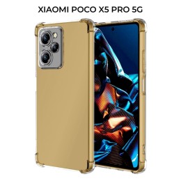 Силиконовый чехол для Xiaomi Poco X5 Pro 5G Krieger Mix 1.5мм противоударный Прозрачный