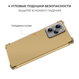 Силиконовый чехол для Xiaomi Poco X5 Pro 5G Krieger Mix 1.5мм противоударный Прозрачный