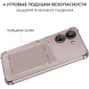 Силиконовый чехол для Xiaomi Redmi 13C Krieger с кардхолдером Серый