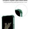 Силиконовый чехол для Xiaomi Redmi 13C Krieger с кардхолдером Зеленый