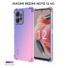 Силиконовый чехол для Xiaomi Redmi Note 12 4G Krieger Mix 1.5мм противоударный Сине розовый