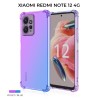 Силиконовый чехол для Xiaomi Redmi Note 12 4G Krieger Mix 1.5мм противоударный Фиолетово синий