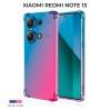 Силиконовый чехол для Xiaomi Redmi Note 13 Krieger Mix 1.5мм противоударный Сине-розовый