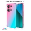 Силиконовый чехол для Xiaomi Redmi Note 13 Krieger Mix 1.5мм противоударный Розово-зеленый