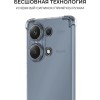 Силиконовый чехол для Xiaomi Redmi Note 13 Krieger Mix 1.5мм противоударный Прозрачный