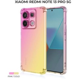 Силиконовый чехол для Xiaomi Redmi Note 13 Pro 5G Krieger Mix 1.5мм противоударный Розово-золотой