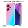 Силиконовый чехол для Xiaomi Redmi Note 13 Pro+ Krieger Mix 1.5мм противоударный Розово-зеленый