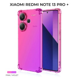 Силиконовый чехол для Xiaomi Redmi Note 13 Pro+ Krieger Mix 1.5мм противоударный Розово-фиолетовый