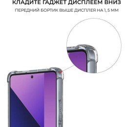 Силиконовый чехол для Xiaomi Redmi Note 13 Pro+ Krieger Mix 1.5мм противоударный Прозрачный