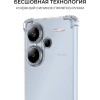 Силиконовый чехол для Xiaomi Redmi Note 13 Pro+ Krieger Mix 1.5мм противоударный Прозрачный