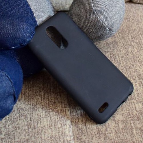 Силиконовый чехол для LG K8 (2018) Cherry Черный