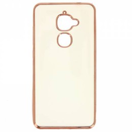Силиконовый чехол для LeEco (LeTV) Le 2 Pro X620 Hallsen Прозрачный с красными краями