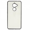 Силиконовый чехол для LeEco (LeTV) Le 2 Pro X620 Hallsen Прозрачный с черными краями