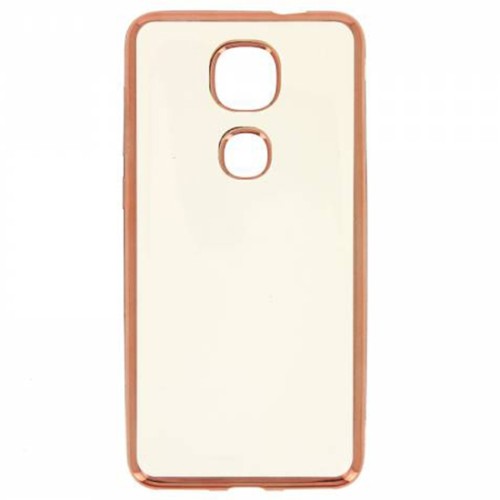 Силиконовый чехол для LeEco (LeTV) Le 2s Hallsen Прозрачный с красными краями
