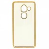 Силиконовый чехол для LeEco Le Max 2 Hallsen Прозрачный с золотыми краями