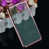 Силиконовый чехол для Meizu M5 Note Skinbox Silicone Chrome Border 4People Розовый