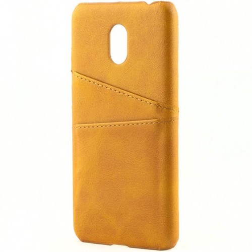 Чехол кожаный для Meizu M6 Чехольчикофф Leather Коричневый