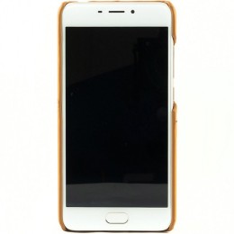 Чехол кожаный для Meizu M6 Чехольчикофф Leather Коричневый
