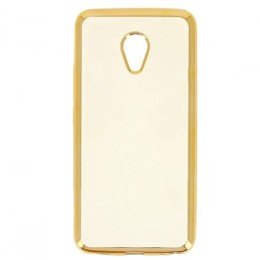 Силиконовый чехол для Meizu M6 Hallsen Золотой