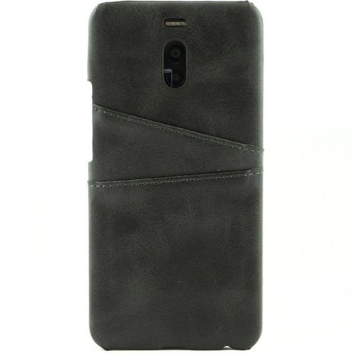 Чехол кожаный для Meizu M6 Note Чехольчикофф Leather Черный