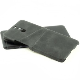 Чехол кожаный для Meizu M6 Note Чехольчикофф Leather Черный