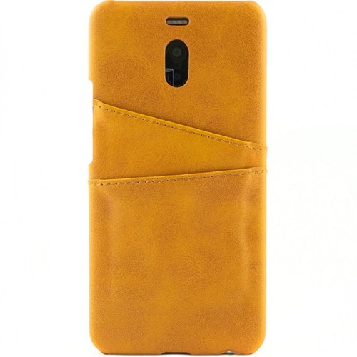 Чехол кожаный для Meizu M6 Note Чехольчикофф Leather Коричневый