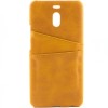 Чехол кожаный для Meizu M6 Note Чехольчикофф Leather Коричневый
