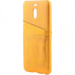 Чехол кожаный для Meizu M6 Note Чехольчикофф Leather Коричневый