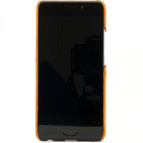 Чехол кожаный для Meizu M6 Note Чехольчикофф Leather Коричневый