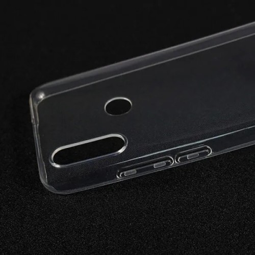 Силиконовый чехол для Meizu Note 9 TPU 1мм Прозрачный глянцевый