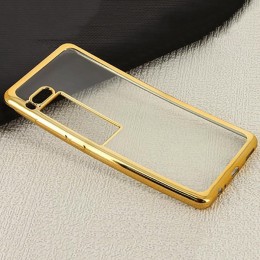 Силиконовый чехол для Meizu Pro 7 Plus Hallsen Золотой