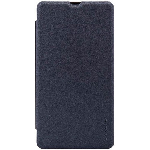 Чехол книжка для Microsoft Lumia 535 Dual Sim Nillkin Sparkle Leather Case черный