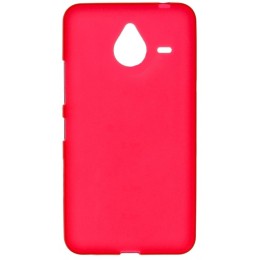 Силиконовый чехол для Microsoft Lumia 640 XL TPU малиновый матовый