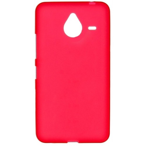 Силиконовый чехол для Microsoft Lumia 640 XL TPU малиновый матовый