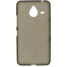 Силиконовый чехол для Microsoft Lumia 640 XL TPU серый матовый