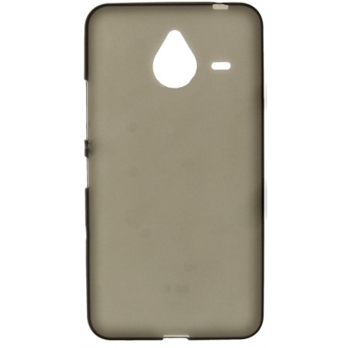 Силиконовый чехол для Microsoft Lumia 640 XL TPU серый матовый