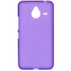 Силиконовый чехол для Microsoft Lumia 640 XL TPU фиолетовый матовый
