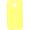 Силиконовый чехол для Microsoft Lumia 640 XL TPU 0.5мм желтый глянцевый