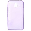 Силиконовый чехол для Microsoft Lumia 640 XL TPU 0.5мм фиолетовый глянцевый