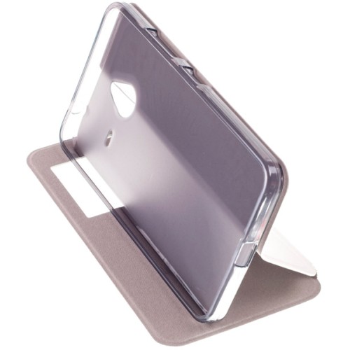 Чехол книжка для Microsoft Lumia 640 XL Skinbox Lux AW белый