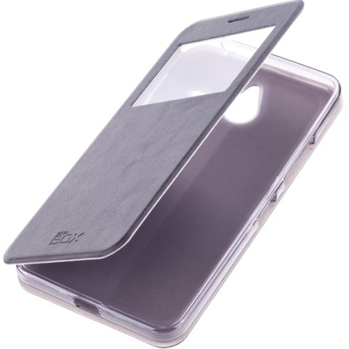 Чехол книжка для Microsoft Lumia 640 XL Skinbox Lux AW черный