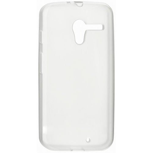 Силиконовый чехол для Motorola Moto X Melkco бело прозрачный глянцевый