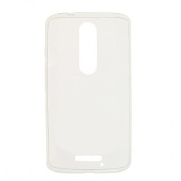 Силиконовый чехол для Motorola Moto X Play TPU 0.3мм Прозрачный глянцевый