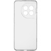 Силиконовый чехол для OnePlus 11 TPU 1мм с защитой камеры Прозрачный